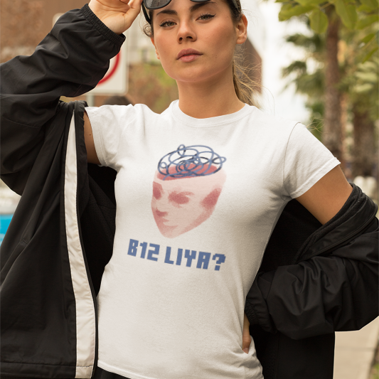 B12 Liya? (brain fog) (women-vd-t-shirt)