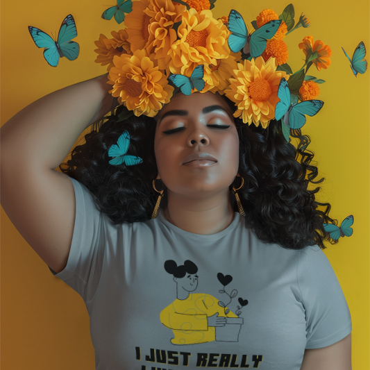 I Just Like Plants (women-vd-t-shirt)