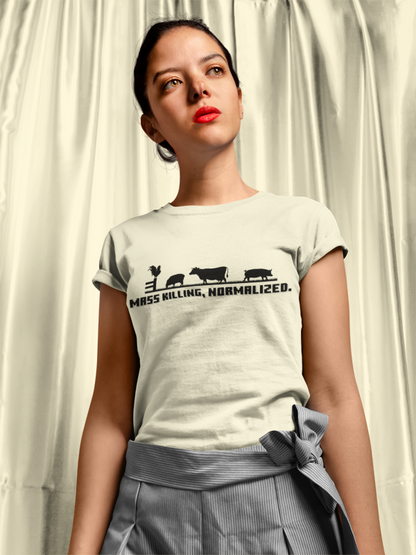 Mass killing normalised (women-vd-t-shirt)
