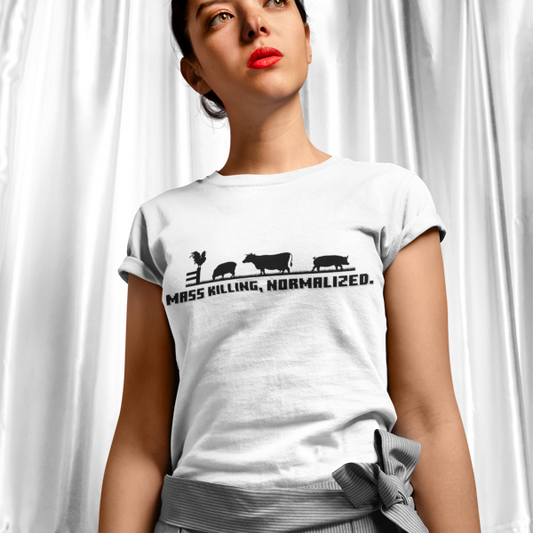 Mass Killing — Women's Half Sleeve Round Neck T-Shirt