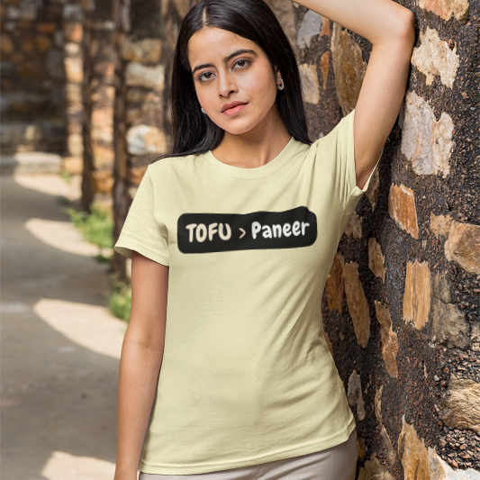 Tofu > Paneer (women-vd-t-shirt)