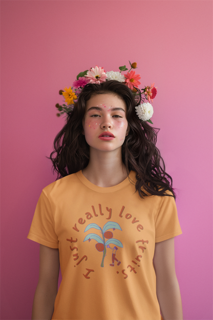 I Just Love Fruits (women-vd-t-shirt)