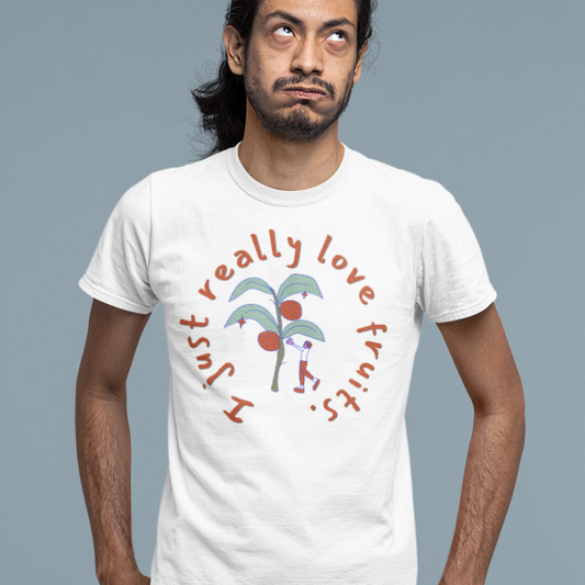 I Just Love Fruits  (male/unisex-vd-t-shirt)