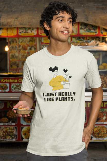 I just like plants (male/unisex-vd-t-shirt)
