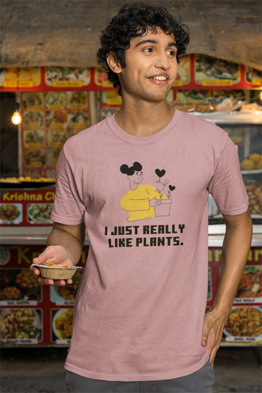 I just like plants (male/unisex-vd-t-shirt)