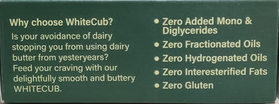 White Cub Plant-Based Buttery, Smooth and Creamy Salted, 200g