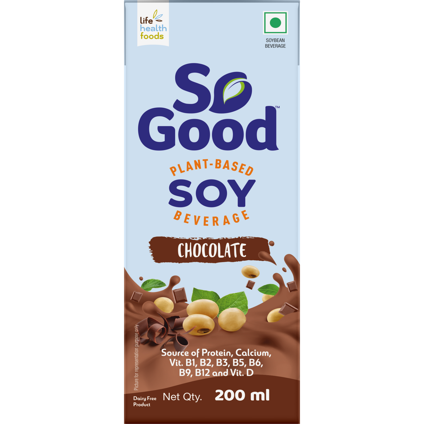 So Good Soy Beverage Chocolate, 200 ml