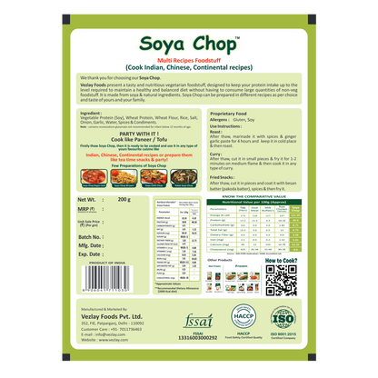 Vezlay Soya Chaap, 200gm