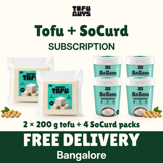 Tofu Guys Tofu (200gm) x 2 + SoCurd (500 gm) x 4