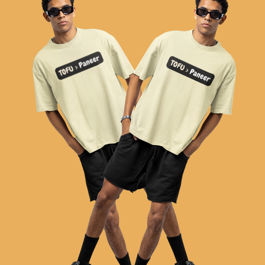Tofu > Paneer (male/unisex-vd-t-shirt)