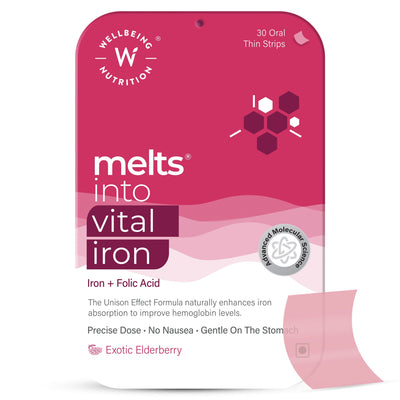 Wellbeing Nutrition Vital Iron ( Iron Deficiency ) 30 Strips