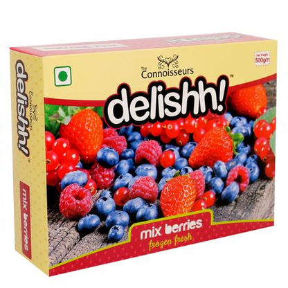 Delishh Frozen Mixed berries, 500gm (Bangalore Only)