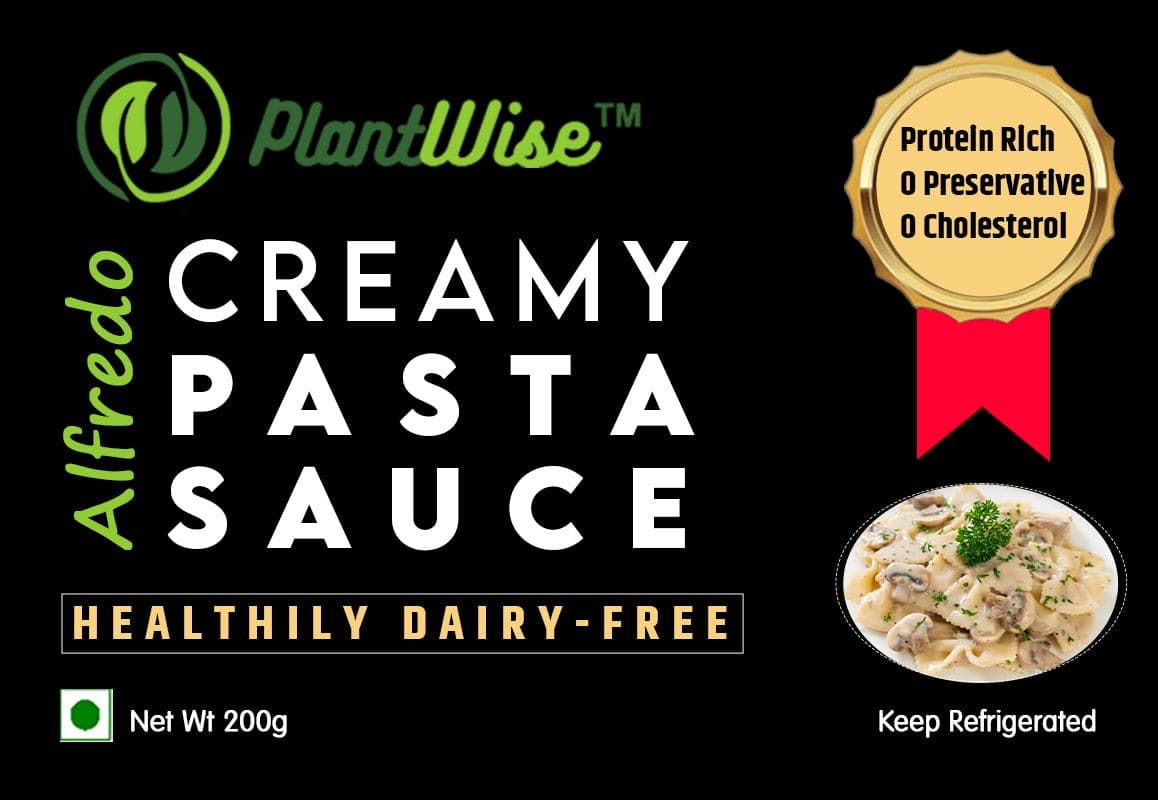 PlantWise Creamy Alfredo Pasta Sauce 200g (Dairy Free)