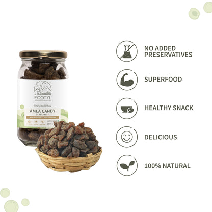 Ecotyl Amla Candy (Chatpata) | After Meal Digestive | 250g