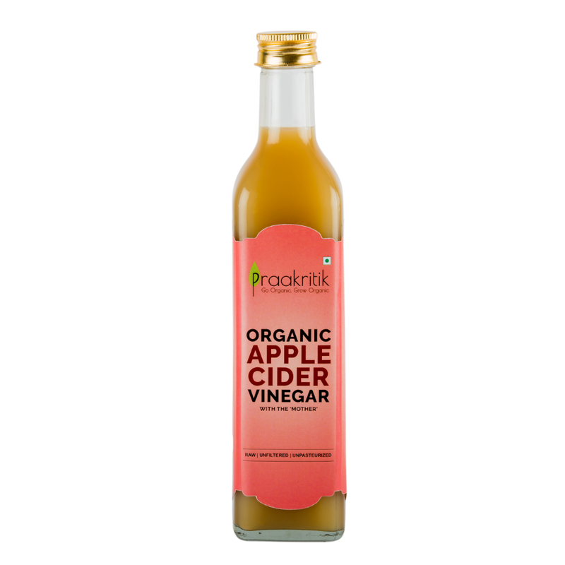 Praakritik Organic Apple Cider Vinegar Pure 500 ML