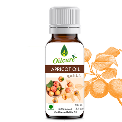 Oilcure Apricot Oil Cold Pressed -100 ml