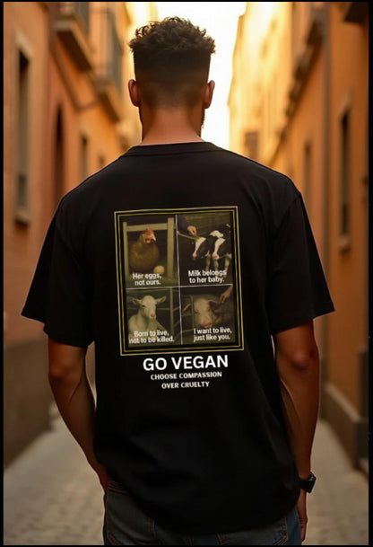 T-Shirt | Cruelty Stops With You, Compassion First