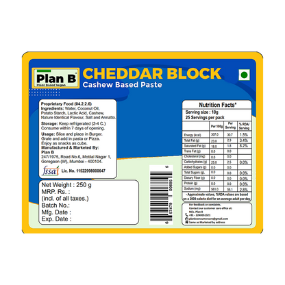 Plan B Cheddar Block 250 g