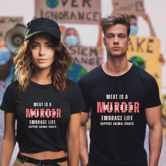 T-Shirt | Meat is a masked murder