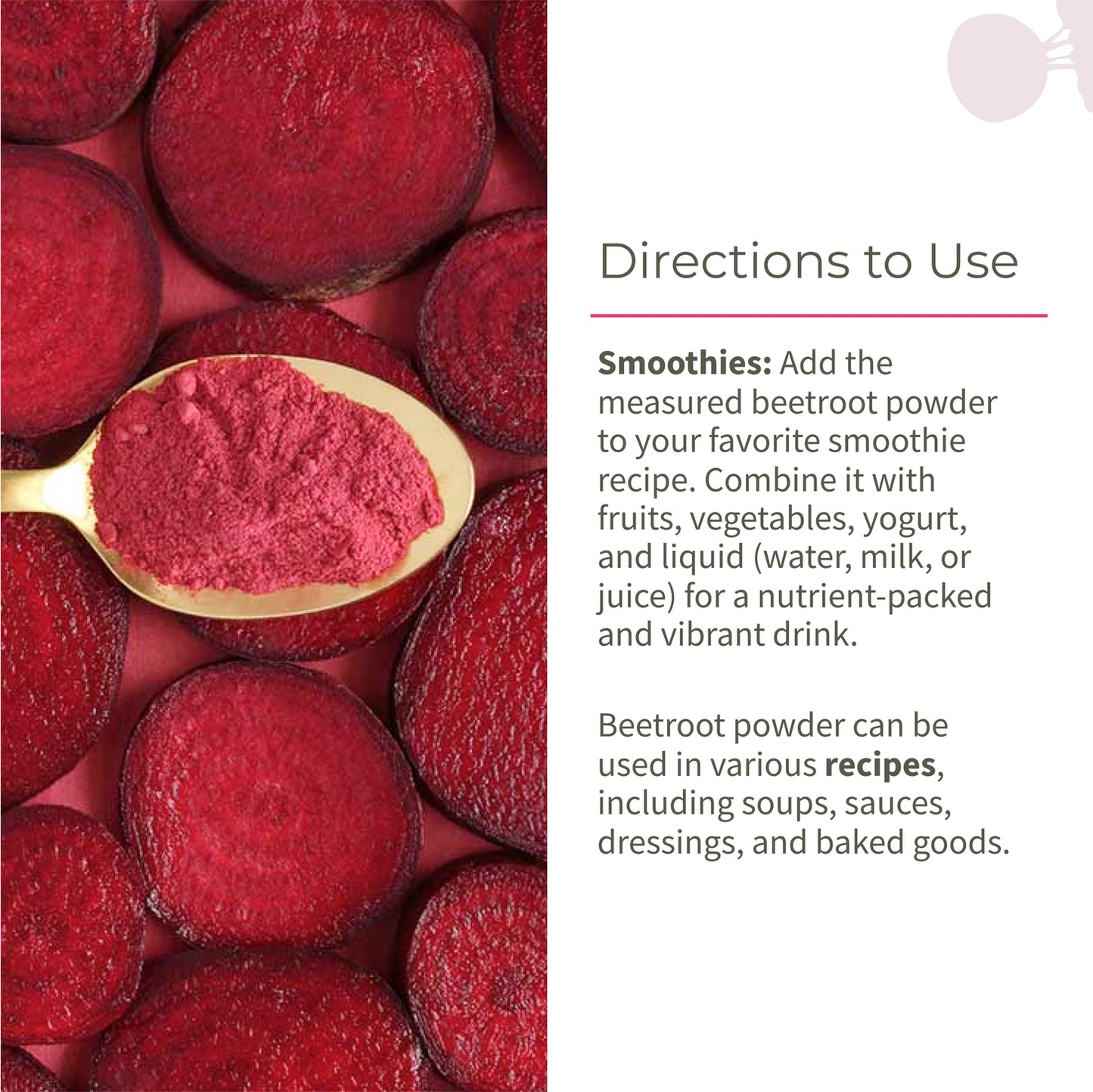 Ecotyl Beetroot Powder | Boosts Metabolism | Good For Skin | 100g