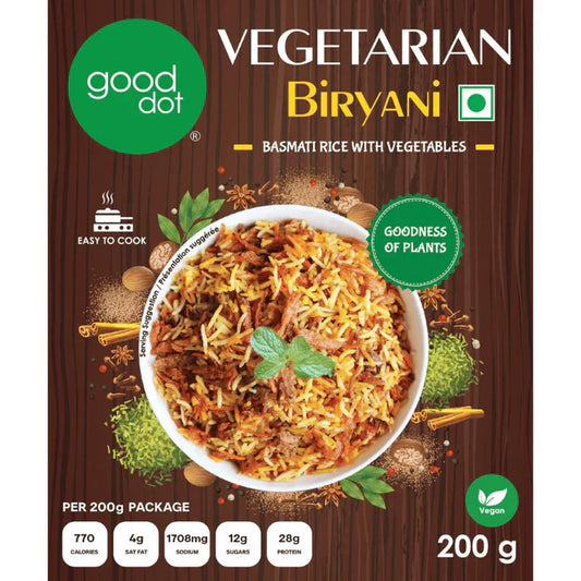 Good DotVegetarian Biryani 200gms