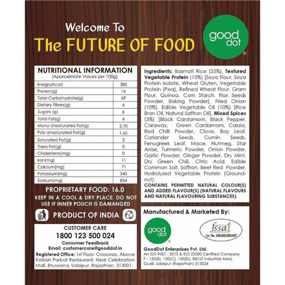 Good DotVegetarian Biryani 200gms