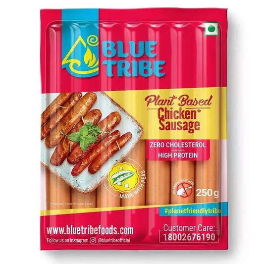 Blue tribe Plant-based Chicken Sausages, 250gm