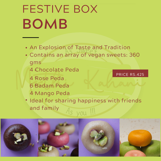 MEETHI KAHANI Festive Gift Box "Bomb" 360 GMS X 10 BOXES