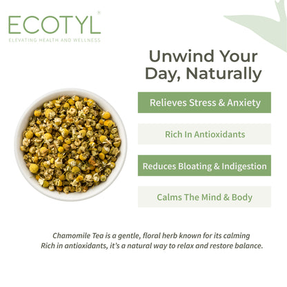 Ecotyl Chamomile Tea | Calming Herbal Tea | 25g