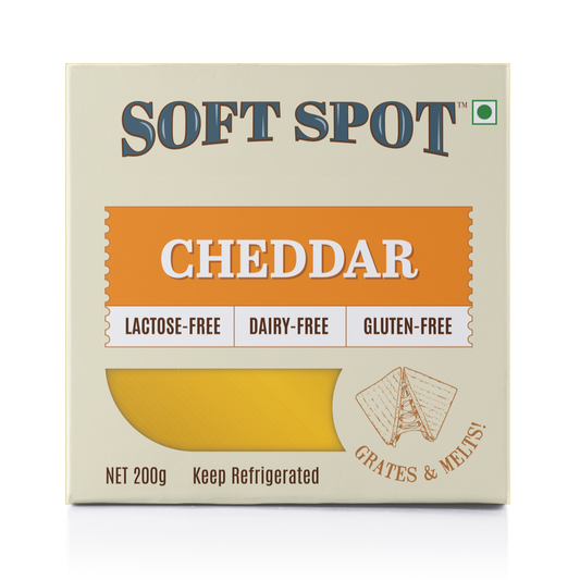 Soft Spot Foods - Plant Based Cheddar Block, 200g (Bangalore Only)