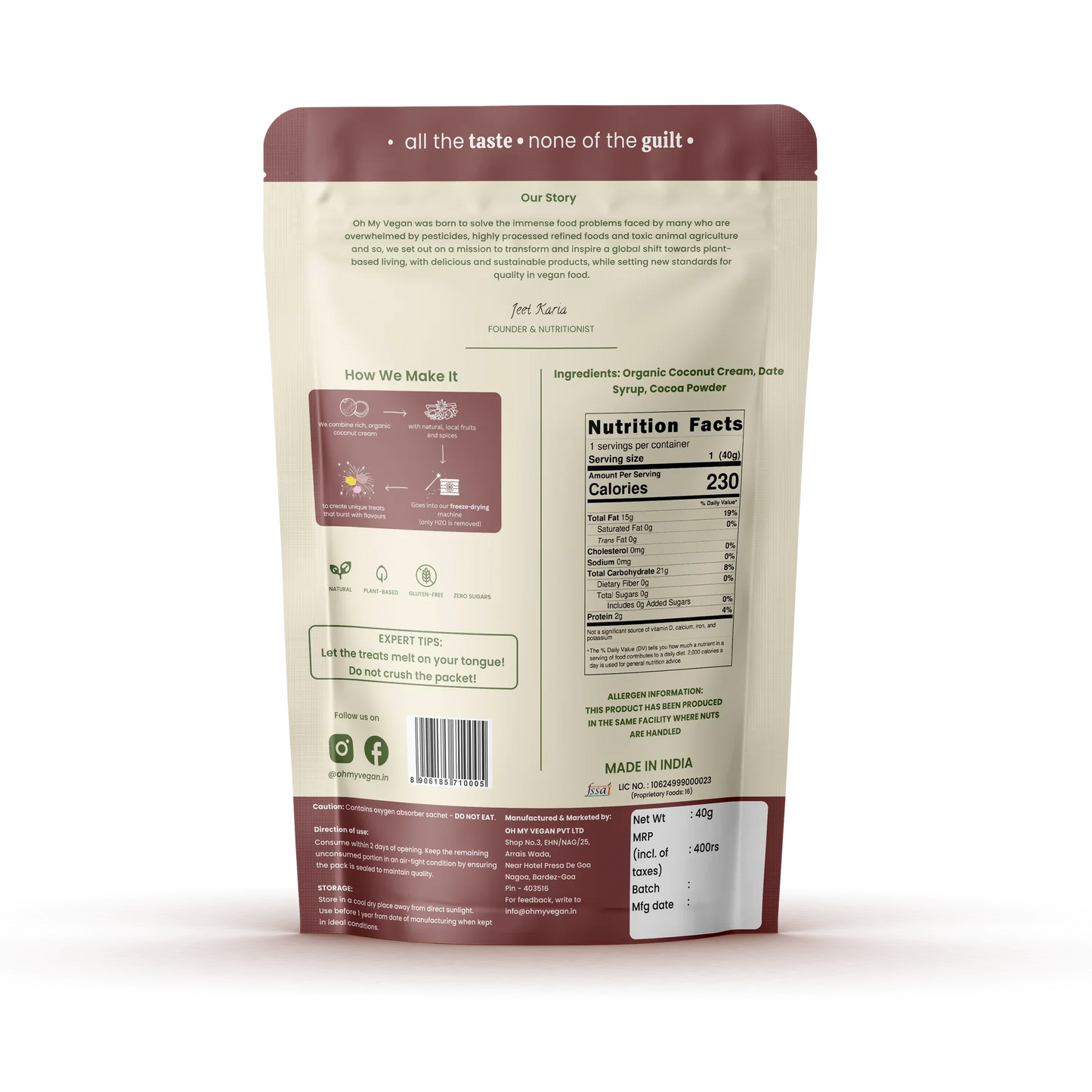 Combo Pack - Coco Melts 4-Pack Combo