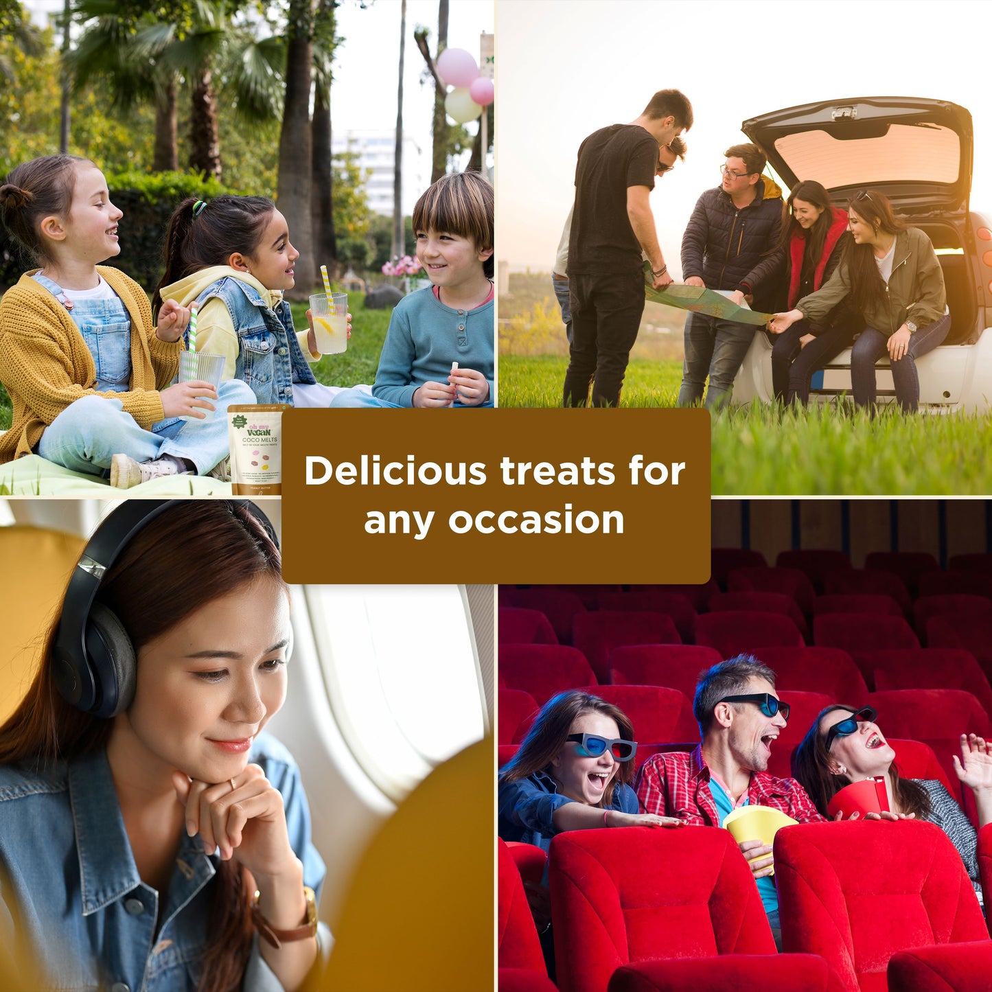 Oh My Vegan | Peanut Butter Coco Melts