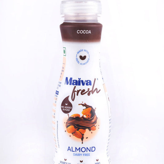 Maiva Fresh Almond Drink Cocoa 250ml (Pack of 4)