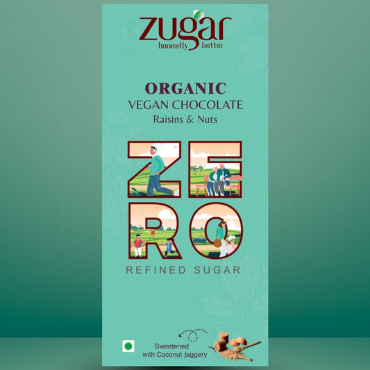 Vegan Raisins and Nuts dark Chocolate