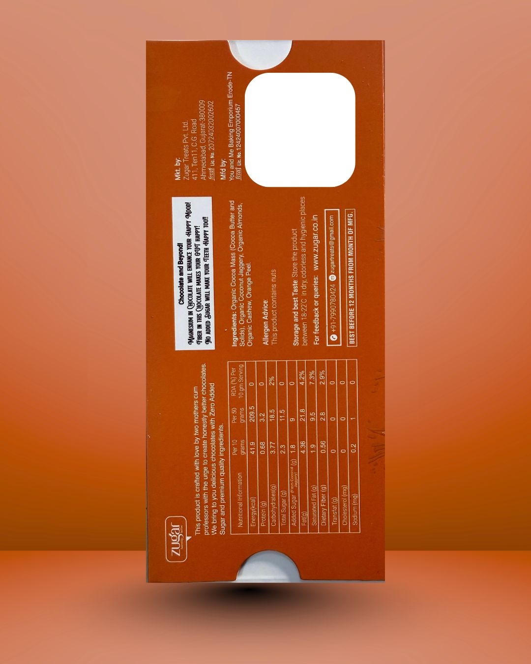 Vegan Orange Dark Chocolate