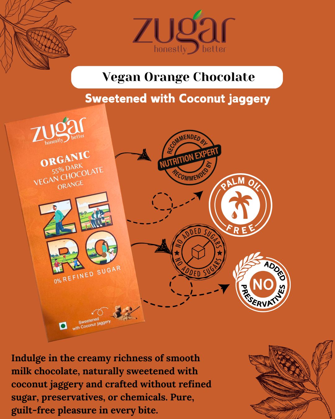 Vegan Orange Dark Chocolate