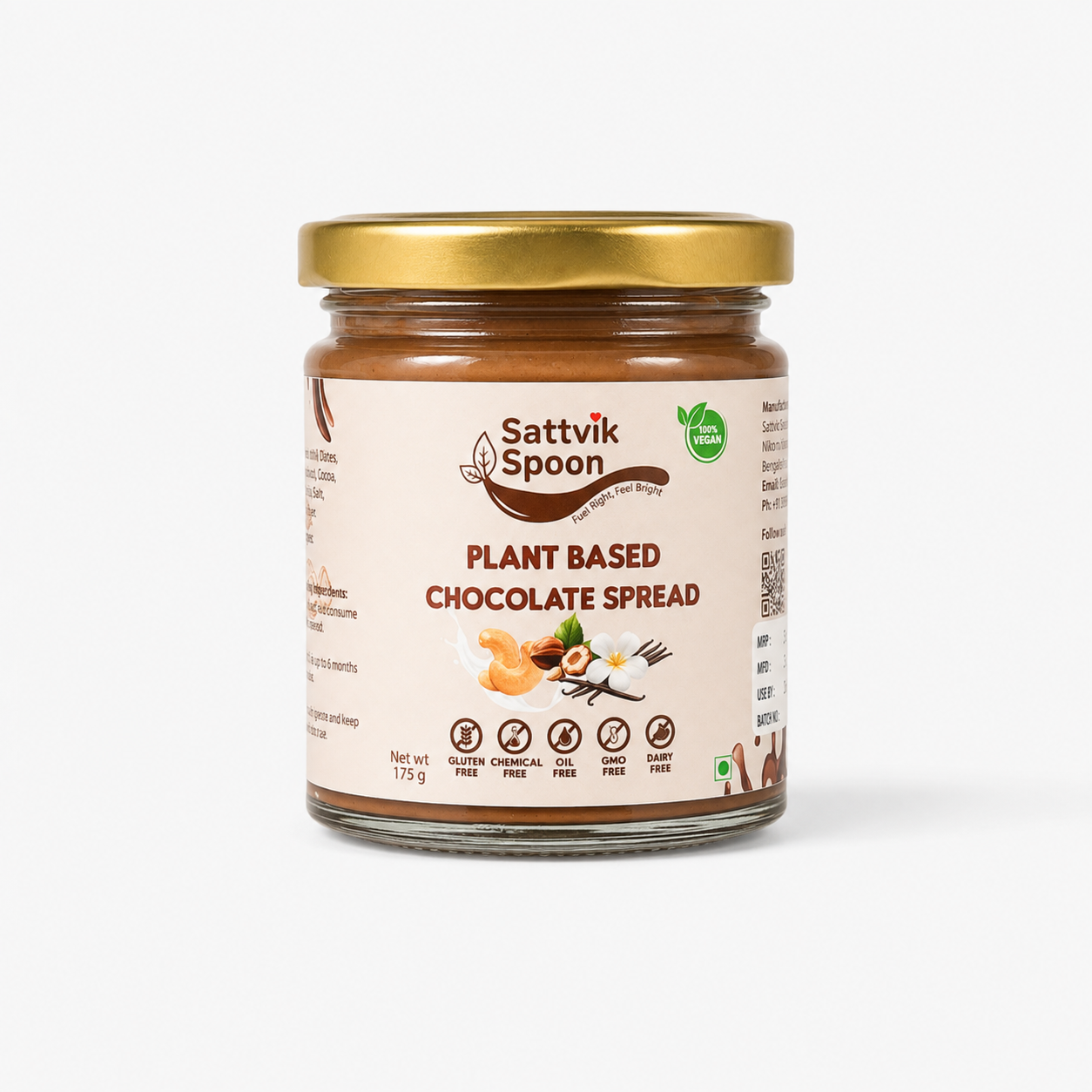 Plant Based Chocolate Spread - 175 gms