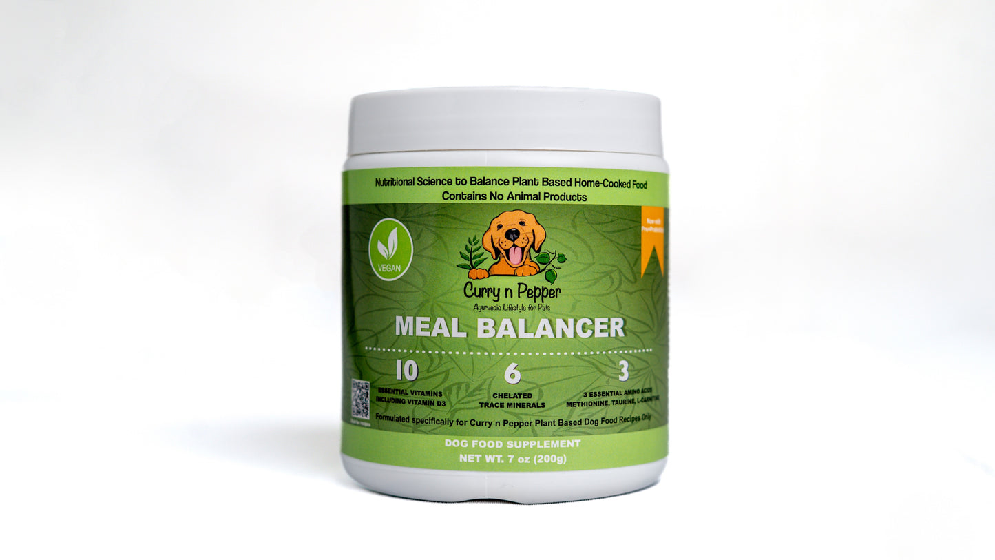 Curry n Pepper Meal Balancer Supplement for HomeCooked Dog Food (200g)