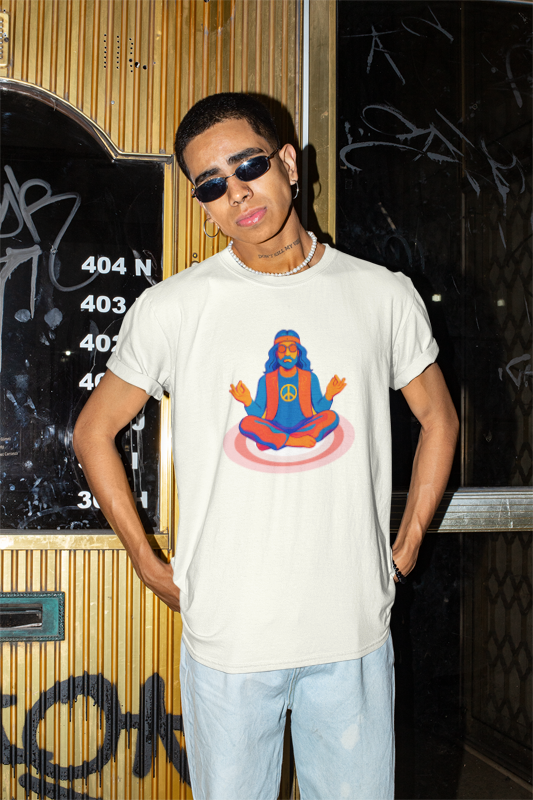 Cut Harm Get Calm (Hippie) (male/unisex-vd-t-shirt)