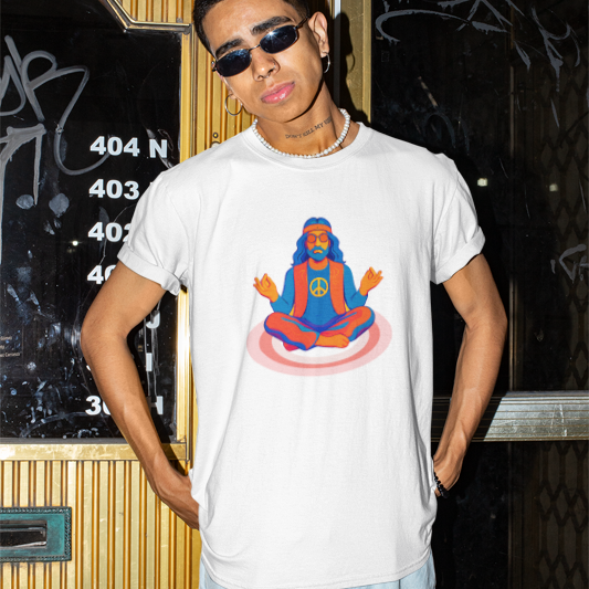 Cut Harm Get Calm (Hippie) (male/unisex-vd-t-shirt)