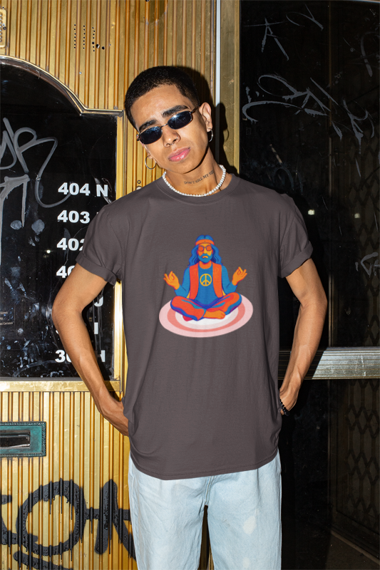 Cut Harm Get Calm (Hippie) (male/unisex-vd-t-shirt)
