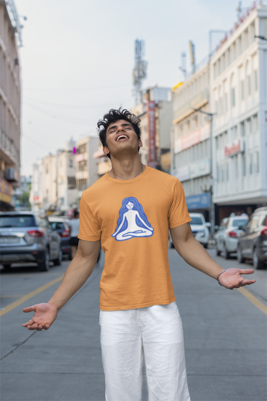 Cut Harm Get Calm (yogi) (male/unisex-vd-t-shirt)