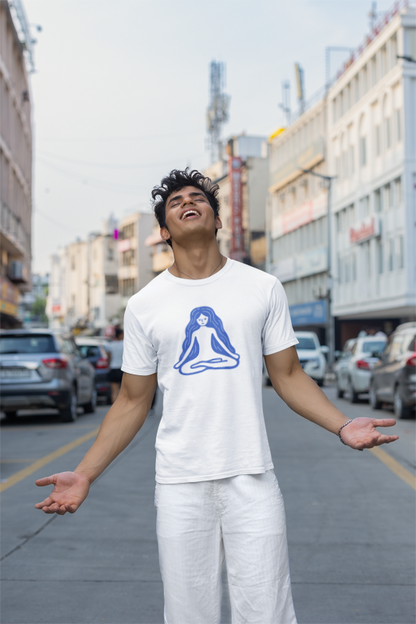 Cut Harm Get Calm (yogi) (male/unisex-vd-t-shirt)
