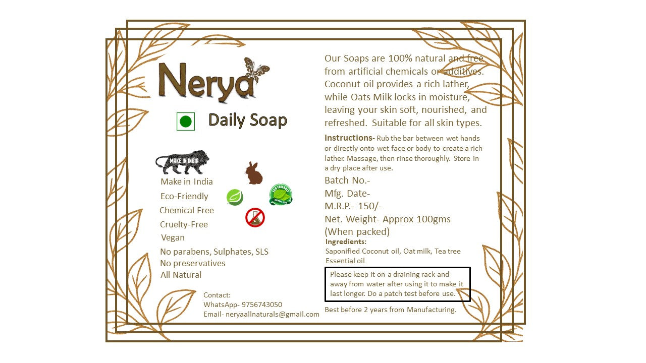 Nerya Daily Soap (Pack of 3) - 100 g each