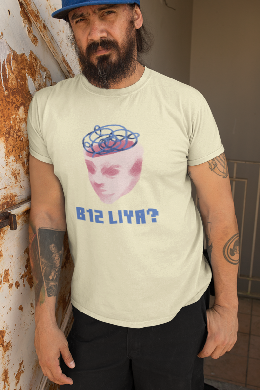 B12 Liya? (brain fog) (male/unisex-vd-t-shirt)
