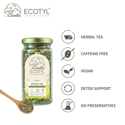 Ecotyl Detox Tea | Cleansing | Herbal Tea | 60g