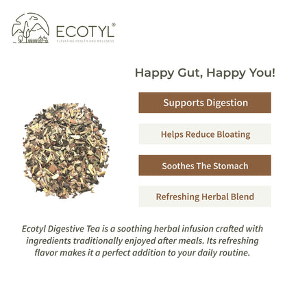 Ecotyl Digestive Tea | Gut Health | Herbal Tea  | 60g