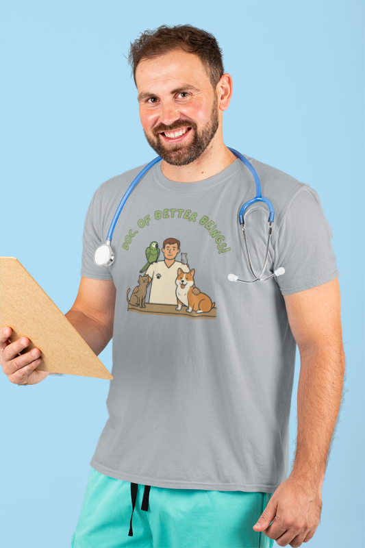Doc of Better Beings (male/unisex-vd-t-shirt)