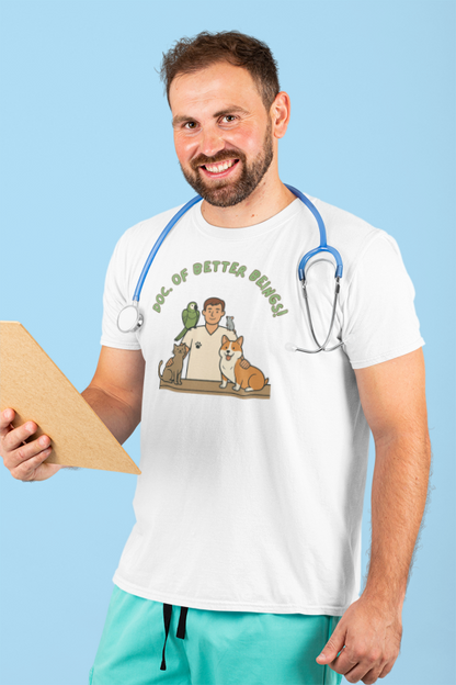 Doc of Better Beings (male/unisex-vd-t-shirt)
