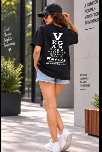 Vegan Eye Chart - Check Your Vision (Oversized)